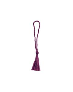 TS-MAROON -3 1/2" Maroon Bookmark Loop w 2" Rayon Tassel