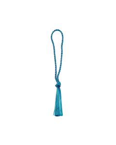 TS-TEAL -3 1/2" Teal Bookmark Loop w 2" Rayon Tassel