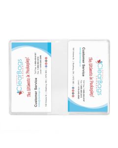 VINBUS Vinyl Business Card Holder - 3 3/4" x 5"