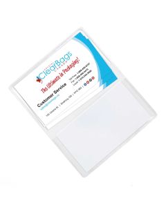 VINBUS2 Vinyl Business Card Holder - 3 7/8" x 4 13/16"