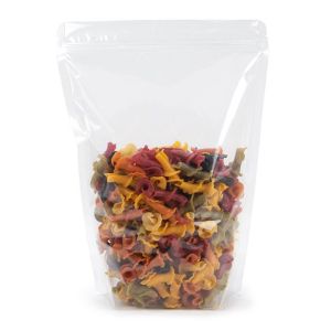 KZBG5 Clear Stand Up Zipper Pouch with K-Seal Bottom - 8 1/4