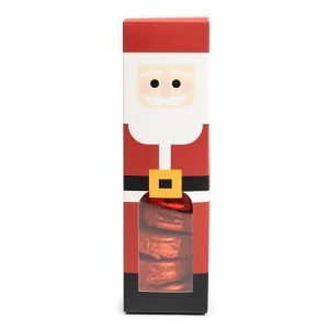 SKB228S Santa Printed Paper Window Box - 2 1/4