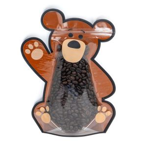 SP7BZ Bear Shaped Stand Up Zipper Pouch - 7