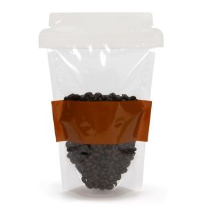 SP7CZ Coffee Cup Shaped Stand Up Zipper Pouch - 6