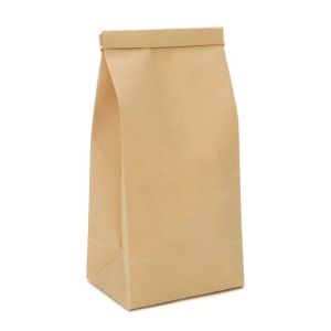 TTB1K Kraft Tin Tie Bag - 3 3/8