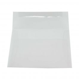 Clear Vellum Envelopes for 5x7 Cards A7 Translucent See-through Frosty  Vellum 25 Blank Envelopes Gum Seal Printing NOT Available 