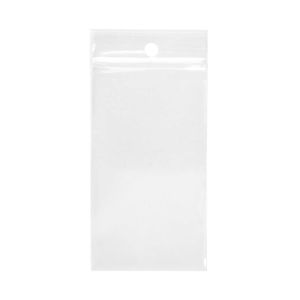 2PR23 2 Mil Polyethylene Zipper Bag – 2” x 3” (Round Hang Hole)