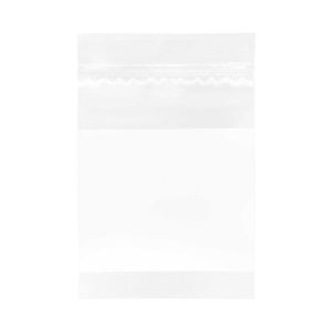 2WE34 2 Mil Polyethylene Zipper Bag – 3” x 4” (White Block)