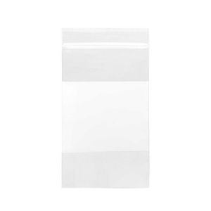 2WE35 2 Mil Polyethylene Zipper Bag – 3” x 5” (White Block)