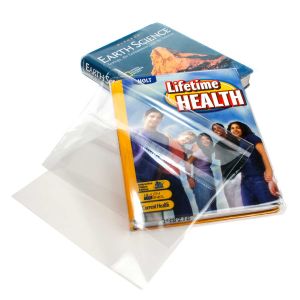 BC73Q Crystal Clear Book Covers 2 Mil 25 pack - 7 3/4