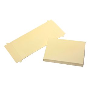 CH10 Clear-Top Card Boxes Champagne - 3 3/4