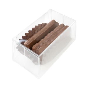 CNDY226 Chocolate & Truffle Box Set w/Insert (Holds 2 Standard Chocolates) – 1 3/8” x 2 ¾” x 1 7/16”