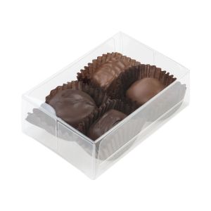 CNDY229 Chocolate & Truffle Box Set w/Insert (Holds 6 Standard Chocolates) – 2 ¾” x 4 1/8” x 1 7/16”