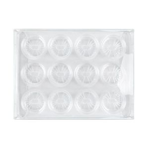 CNDYR270 Round-shaped Clear Artisan Candy Box Set (Holds 12) – 4