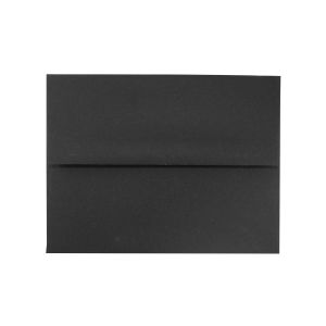 E122 Black Premium Vellum Envelope – 4 3/8” x 5 ¾”
