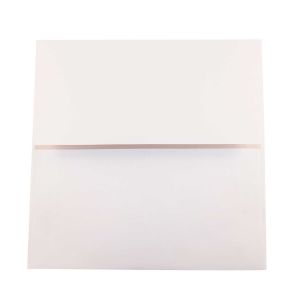E190 White Premium Square Vellum Envelope – 6 ¼” x 6 ¼”