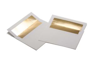 E398 Gold Foil Lined Vellum Envelope - A2 - 4 3/8