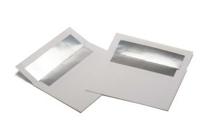 E399 Silver Foil Lined Vellum Envelope - A2 - 4 3/8