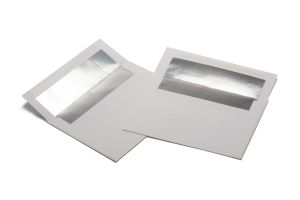 E401 Silver Foil Lined Vellum Envelope - A7 - 5 1/4