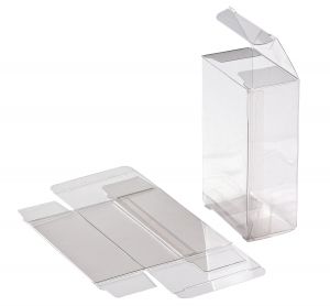 FB126 Crystal Clear Boxes – 2 5/8” x 4 5/16” x 1 ½”