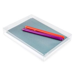 FB15R Recyclable Crystal Clear Folding Boxes (A7) - 5 3/8