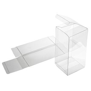 FB57 Crystal Clear Boxes – 4” x 4” x 8”