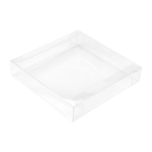 FB80 Crystal Clear Boxes – 6 3/8” x 6 5/16” x 5/8”