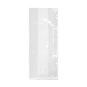 FDAGB14 Crystal Clear Side Gusset Bag – 3 ½” x 2 ¼” x 12”