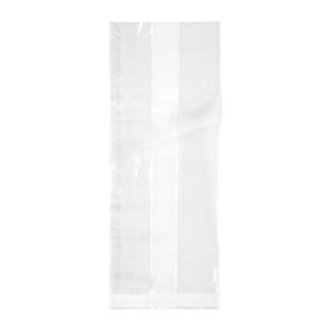 FDAGB9 Crystal Clear Side Gusset Bag – 2” x 2” x 8 ¼”