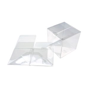 FPLB56 Crystal Clear Pop-N-Lock Boxes – 4” x 4” x 4”