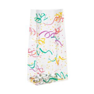 G3PC1 Party Confetti Printed Gusset Bag - 3 1/2