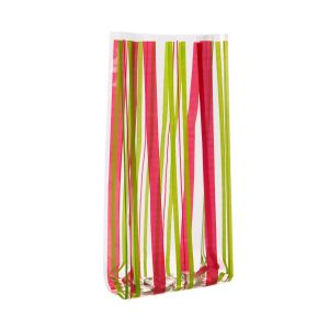 G5SCA Sweet Striped Candy Apples Printed Gusset Bag - 5