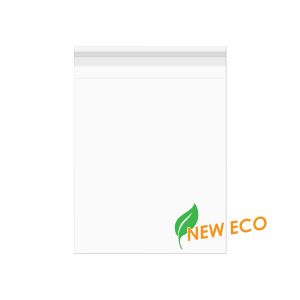 GC4B1 Premium Eco Clear Flap Seal Bags – 4 1/16” x 5 ⅜”