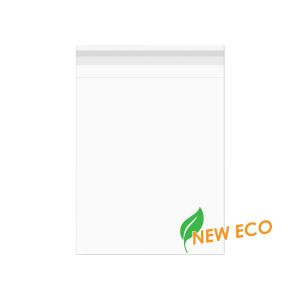 GC6B3 Premium Eco Clear Flap Seal Bags – 5 7/16” x 7”
