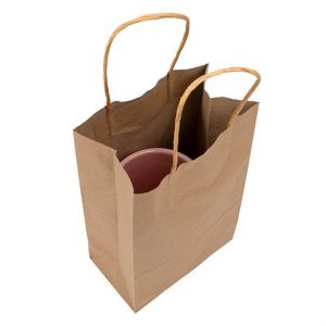 GMB2 Kraft Paper Merchandise Handle Bags - 5 1/2