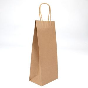 GMB3 Kraft Paper Merchandise Handle Bags - 5 7/8