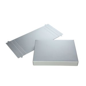 GY16 Clear-Top Card Boxes Grey -   4 7/8