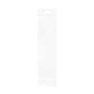 HB27W Crystal Clear Hanging Bags Flap Seal – 2 ¾” x 7 1/16”