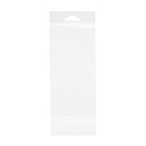 HB3X6S Crystal Clear Hanging Bags Flap Seal – 3 3/16” x 6 1/16”