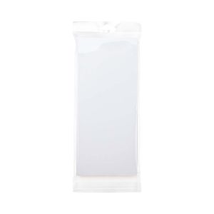 HB49XL Crystal Clear Hanging Bags Flap Seal –4 13/16” x 10”