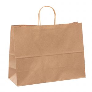 KPHB1619 Kraft Paper Handle Bags - 16