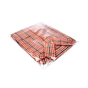 LB11 Laminated Crystal Clear Flap Seal Bags -  11 7/16