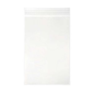 LB6X9S Laminated Crystal Clear Flap Seal Bags -  6