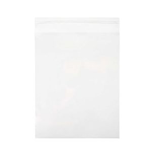 LB811 Laminated Crystal Clear Flap Seal Bags -  8 15/16