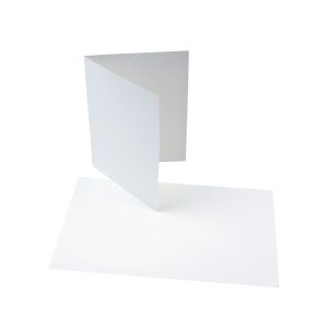 PF20 Mohawk 100% Recycled White Card Stock 65# – 4 ¼” x 5 ½”