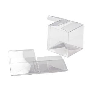 PLB105 Crystal Clear Pop-N-Lock Boxes – 3 ½” x 3 ½” x 3 ½”