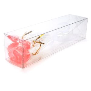 PLB90 Crystal Clear Pop-N-Lock Boxes – 3” x 3” x 12”