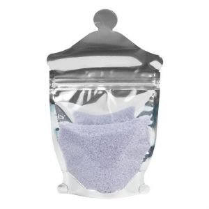 SP3J Apothecary Jar Shaped Zipper Pouch, Clear - 5 1/2