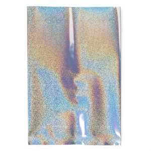 SVP46HG Glitter Holographic Premium Metallized Heat Seal Bags 2.6 Mil - 4