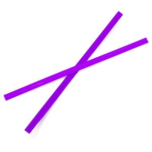 TT4VI Violet Paper Twist Tie - 4